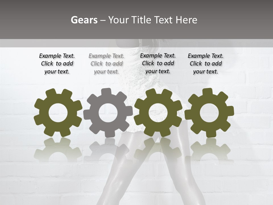 People Fashion Model PowerPoint Template