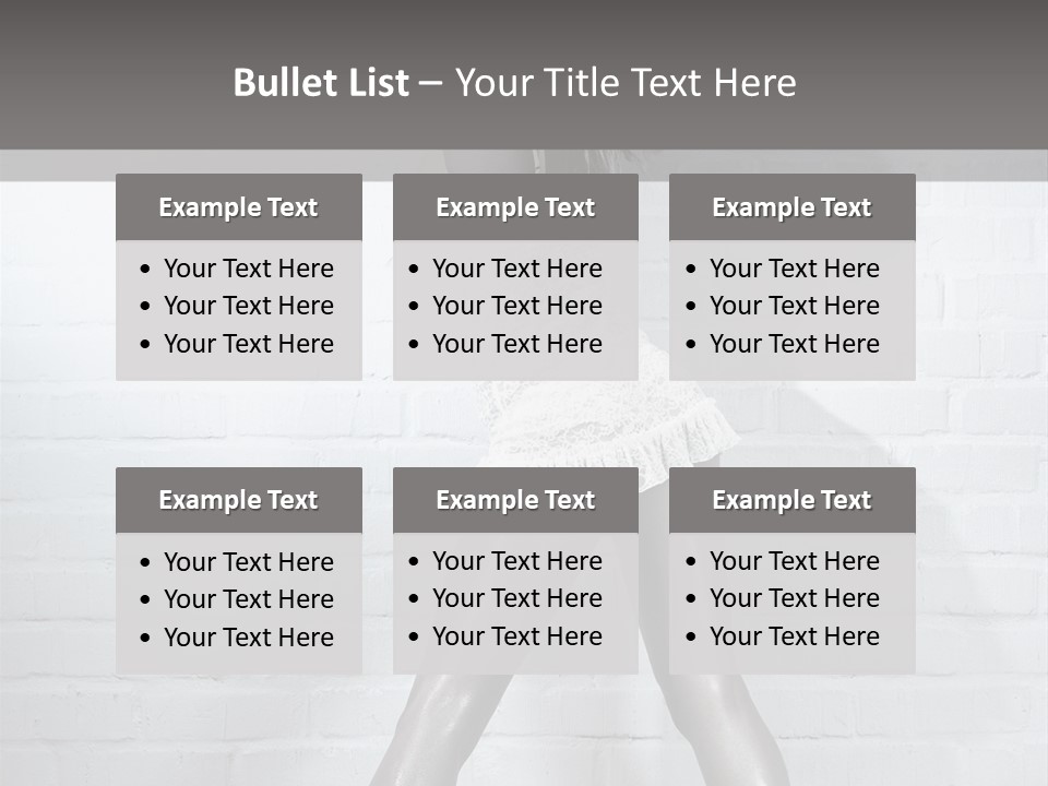 People Fashion Model PowerPoint Template