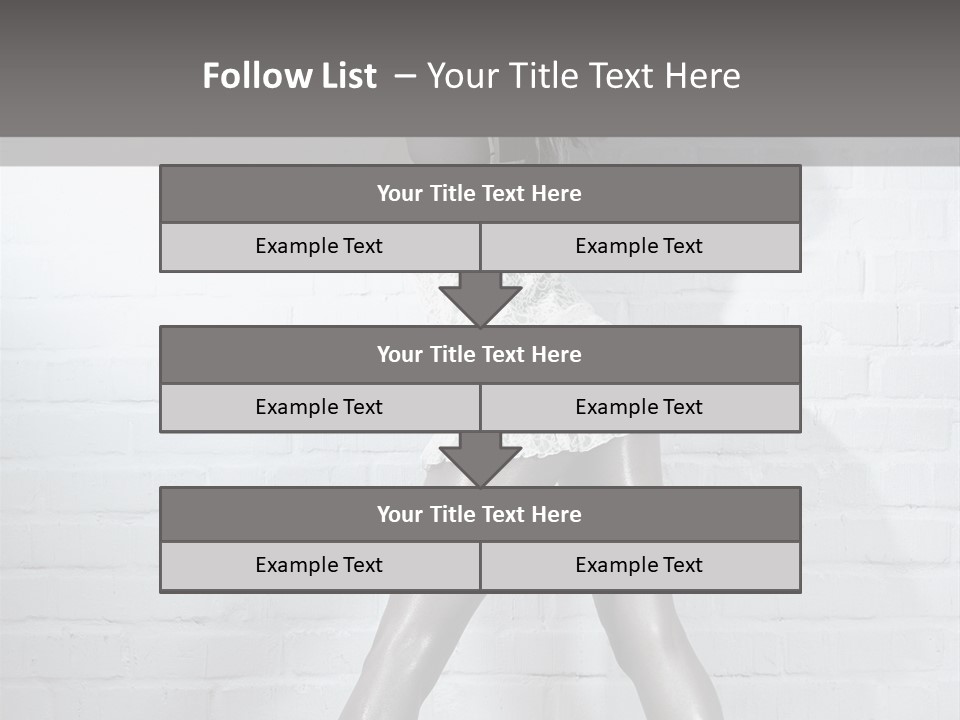 People Fashion Model PowerPoint Template