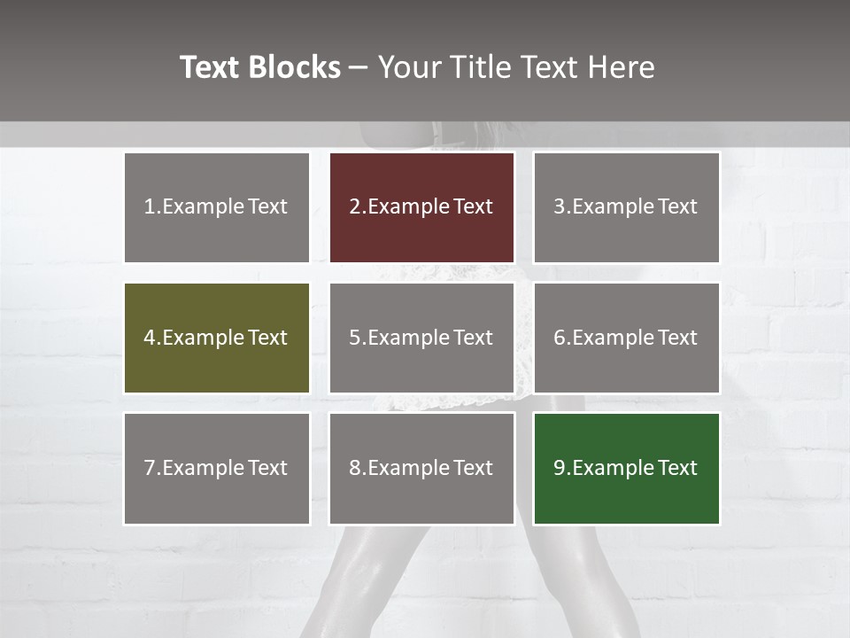 People Fashion Model PowerPoint Template