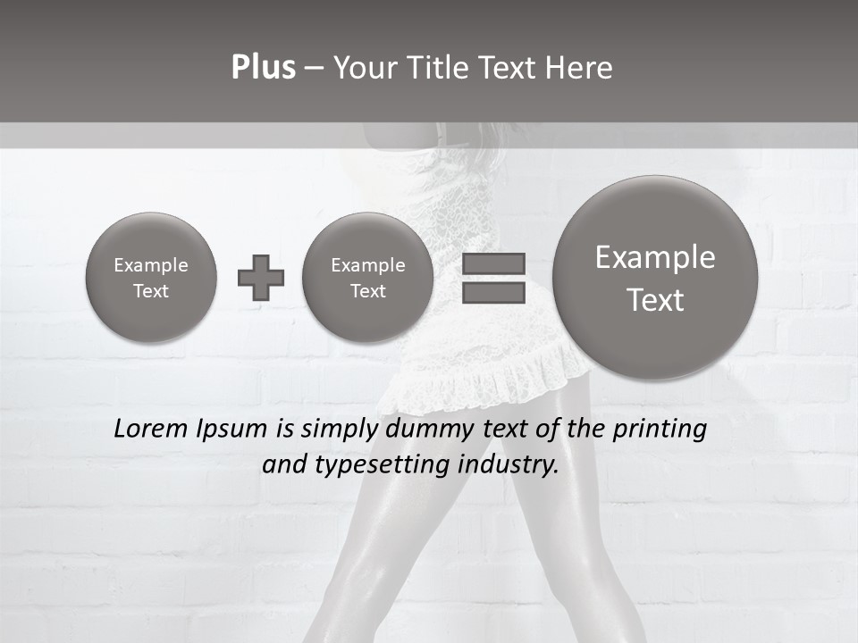 People Fashion Model PowerPoint Template