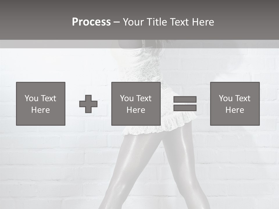 People Fashion Model PowerPoint Template