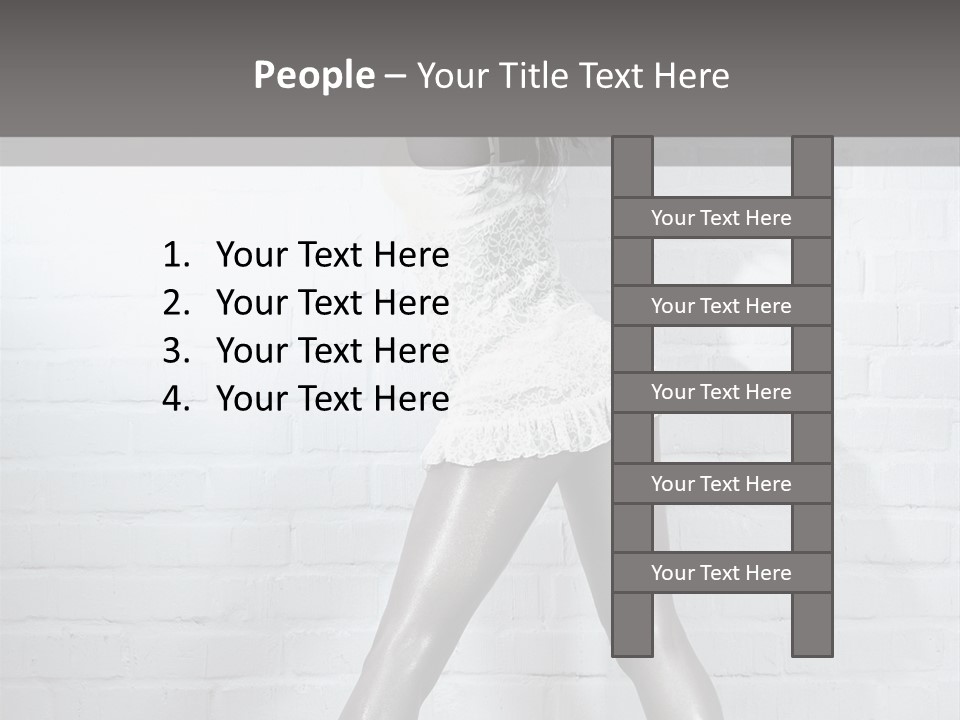 People Fashion Model PowerPoint Template