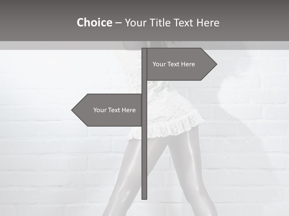 People Fashion Model PowerPoint Template