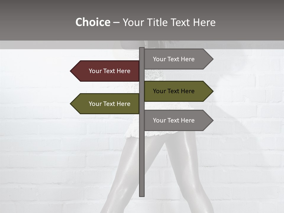 People Fashion Model PowerPoint Template