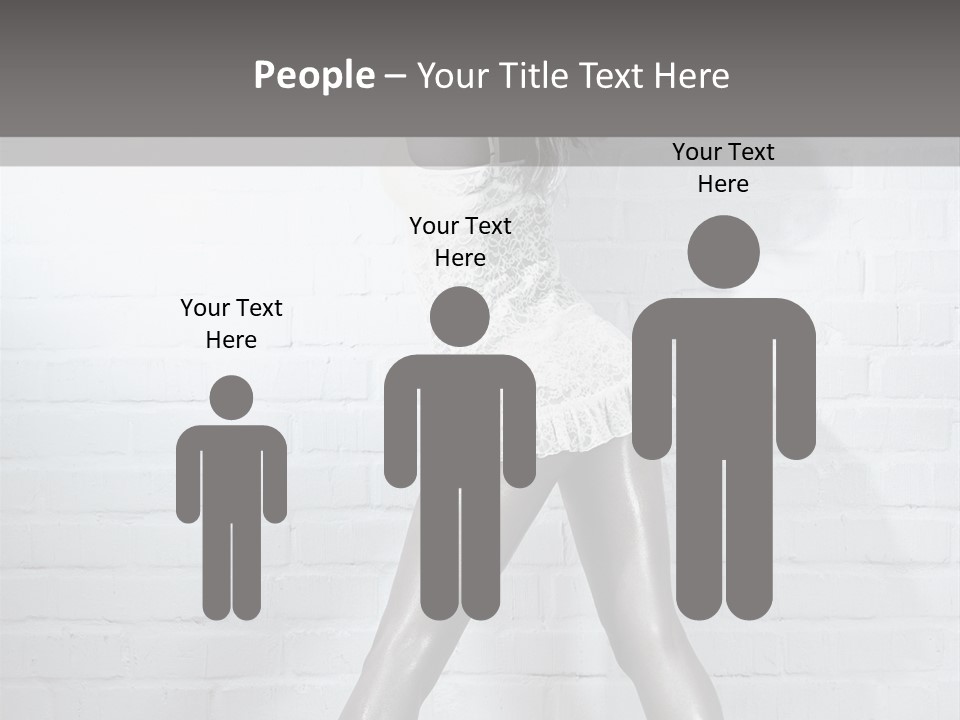 People Fashion Model PowerPoint Template