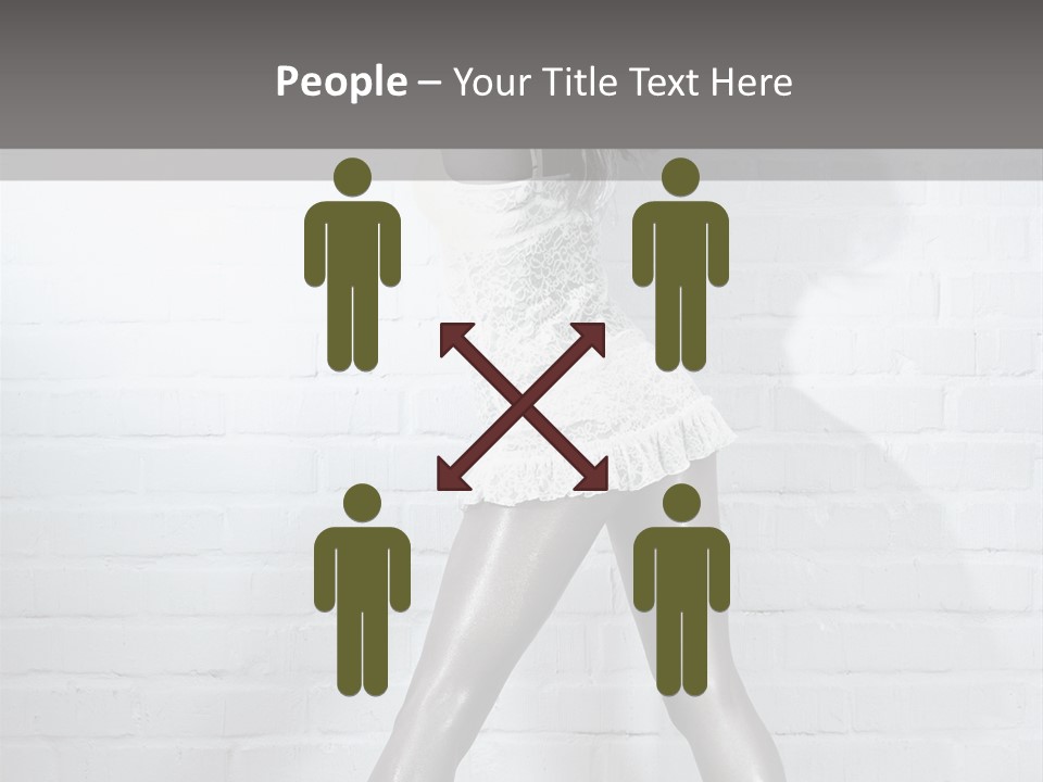 People Fashion Model PowerPoint Template