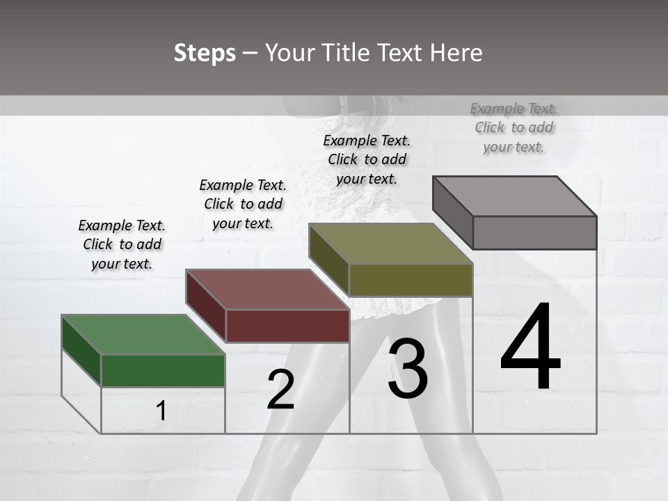 People Fashion Model PowerPoint Template