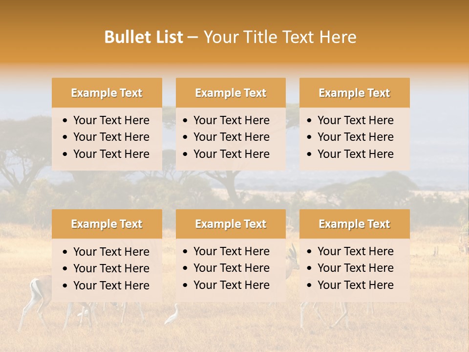 African Savannah PowerPoint Template