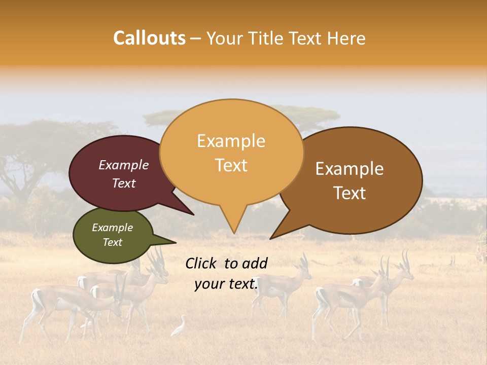 African Savannah PowerPoint Template