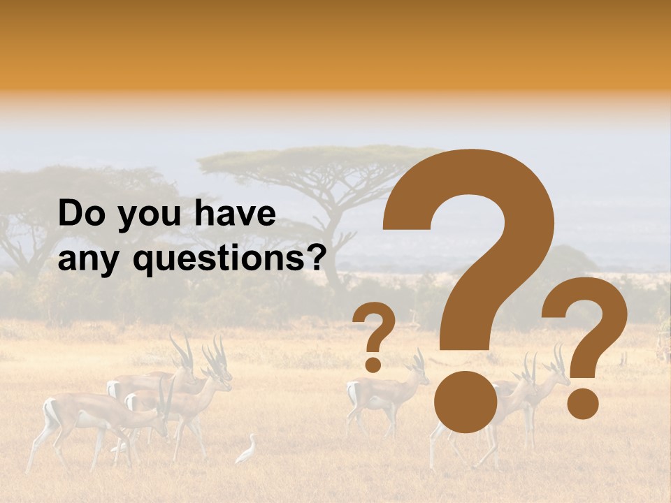 African Savannah PowerPoint Template