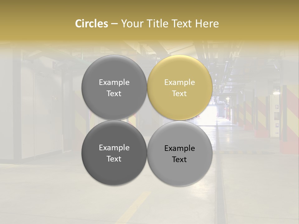 Parking Business Corridor PowerPoint Template
