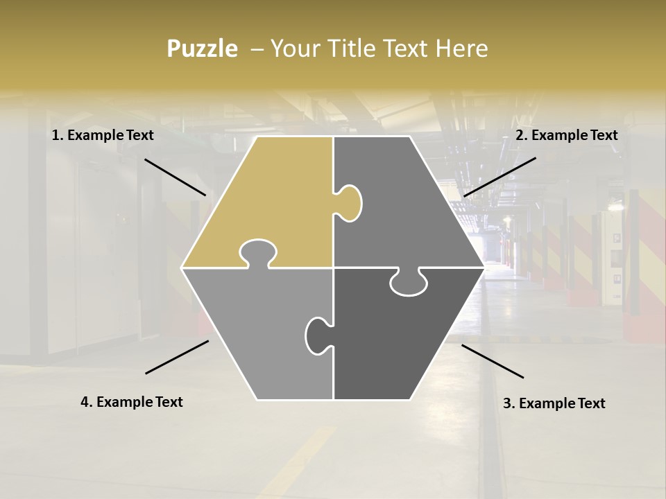 Parking Business Corridor PowerPoint Template