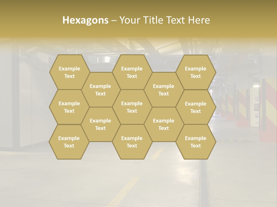 Parking Business Corridor PowerPoint Template