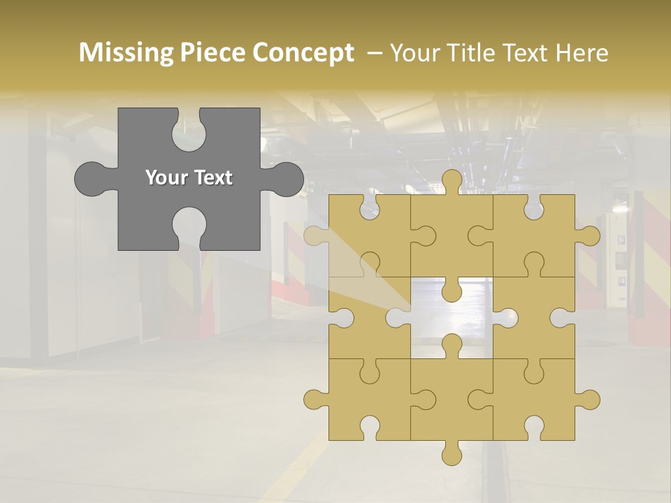 Parking Business Corridor PowerPoint Template