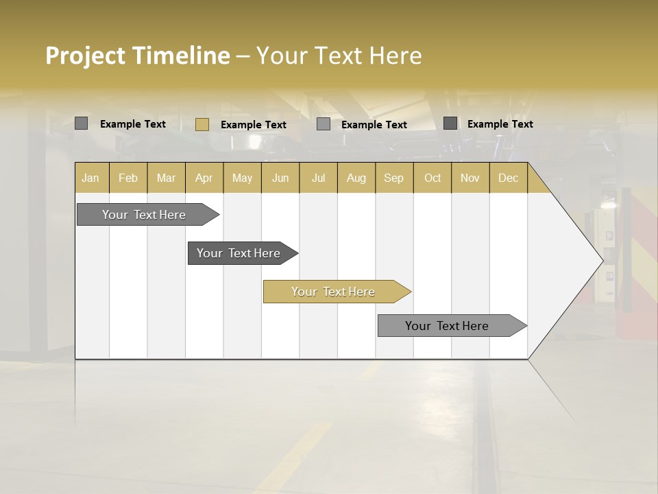 Parking Business Corridor PowerPoint Template
