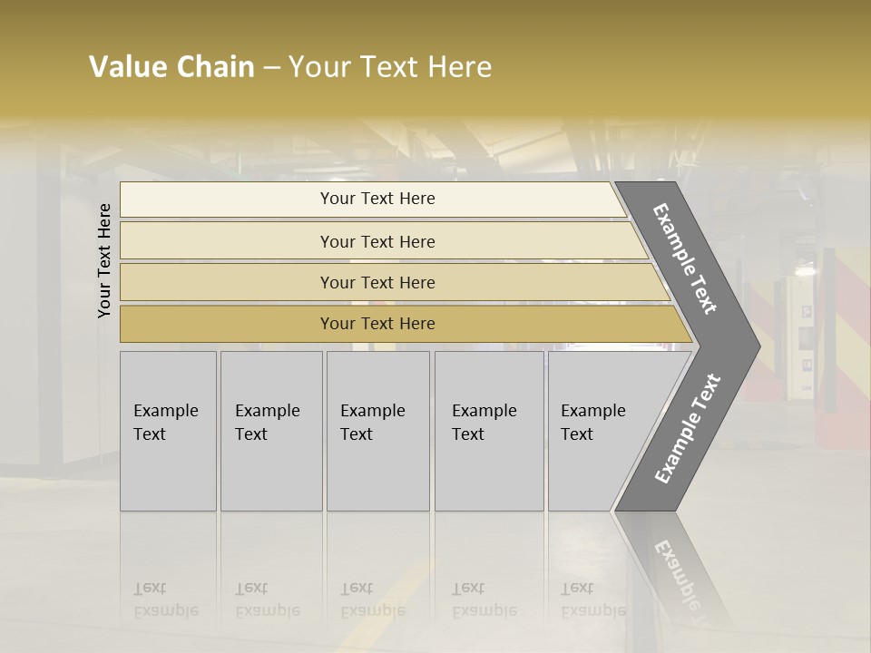 Parking Business Corridor PowerPoint Template