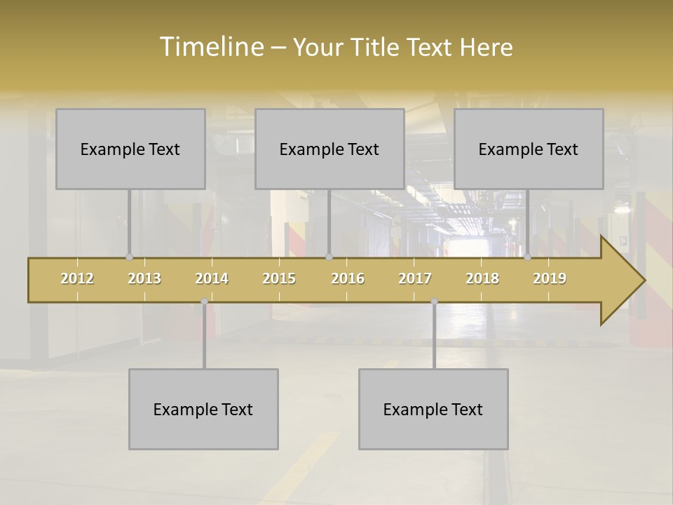 Parking Business Corridor PowerPoint Template
