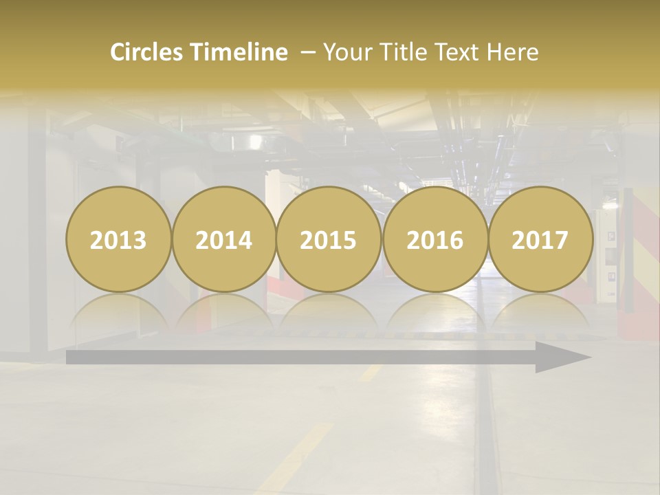 Parking Business Corridor PowerPoint Template