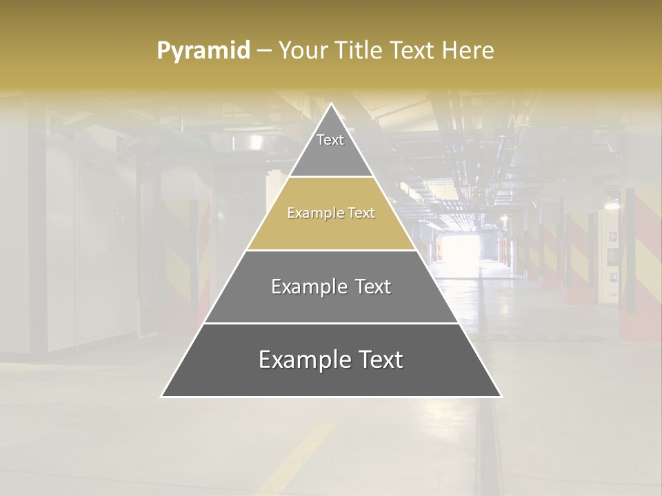Parking Business Corridor PowerPoint Template