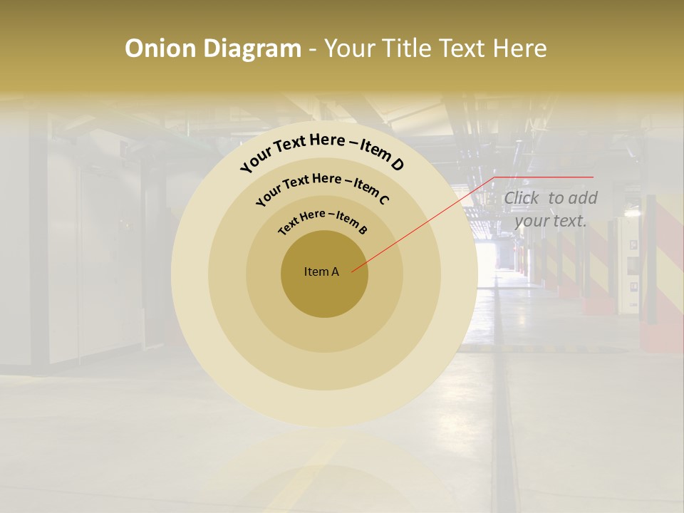 Parking Business Corridor PowerPoint Template