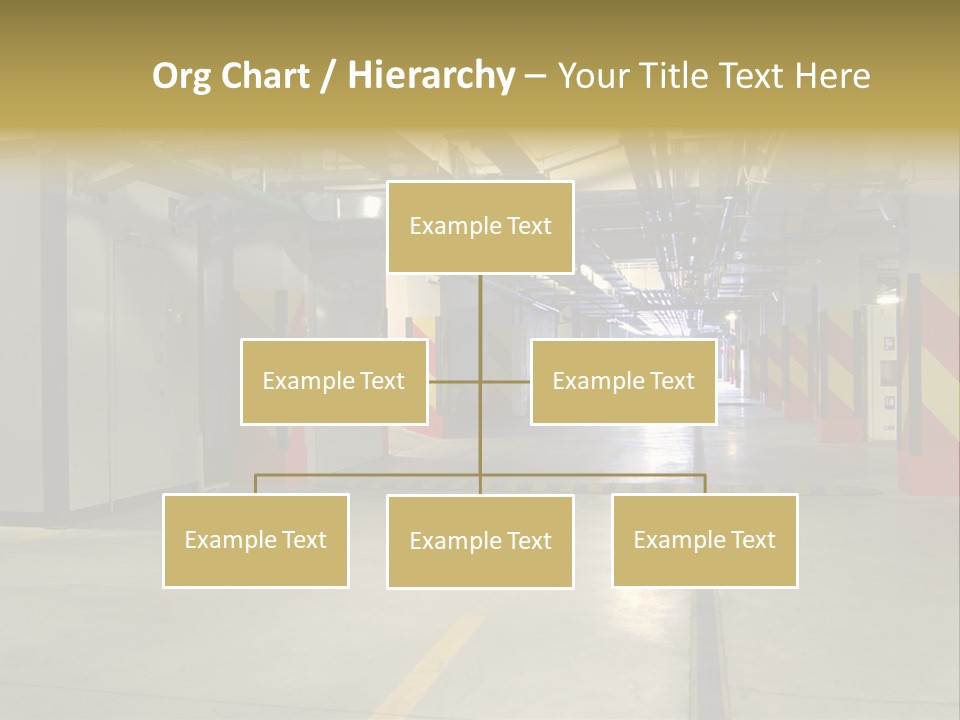 Parking Business Corridor PowerPoint Template