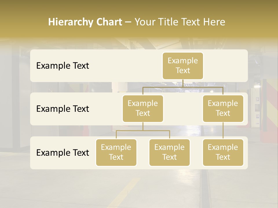 Parking Business Corridor PowerPoint Template