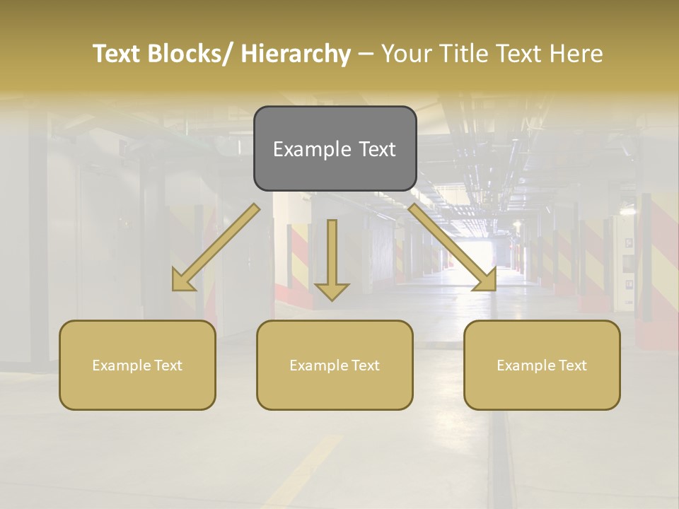Parking Business Corridor PowerPoint Template