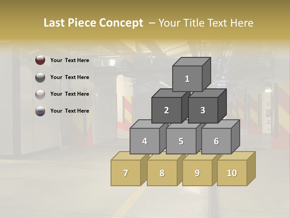 Parking Business Corridor PowerPoint Template