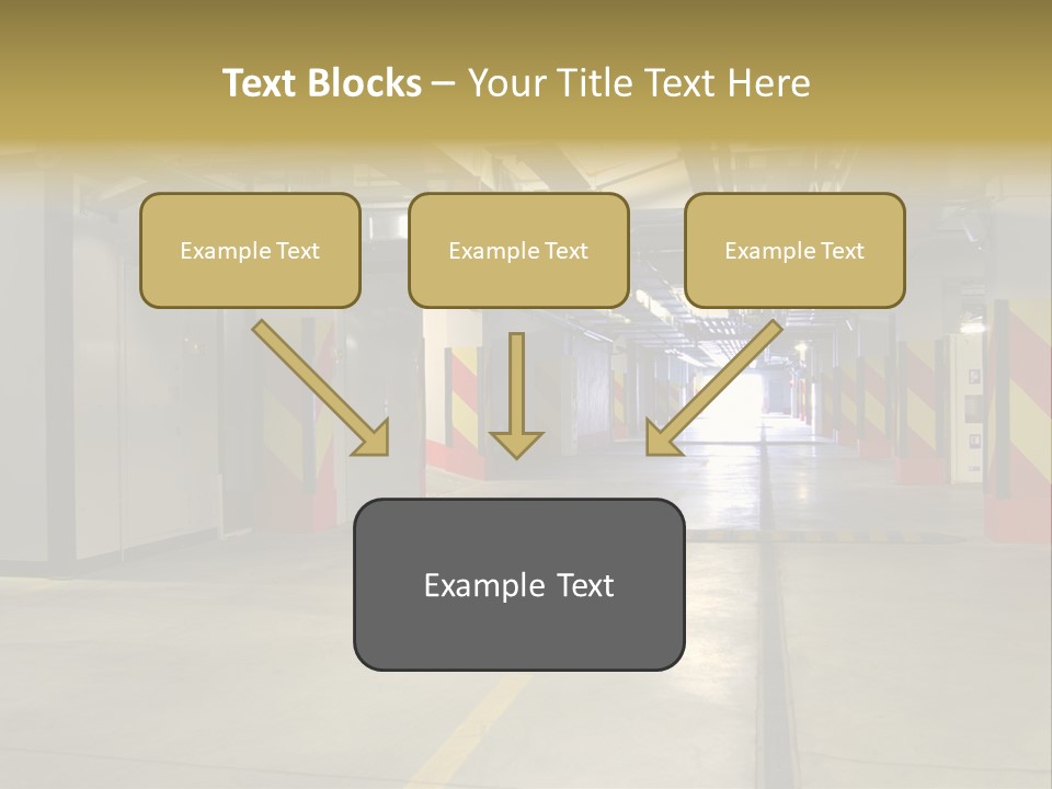 Parking Business Corridor PowerPoint Template