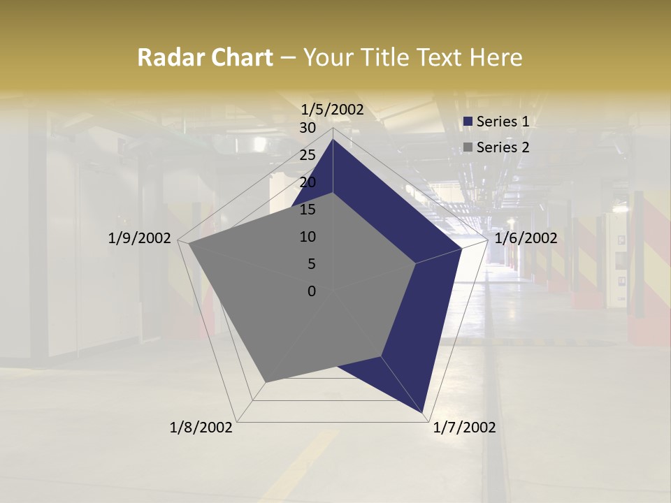 Parking Business Corridor PowerPoint Template