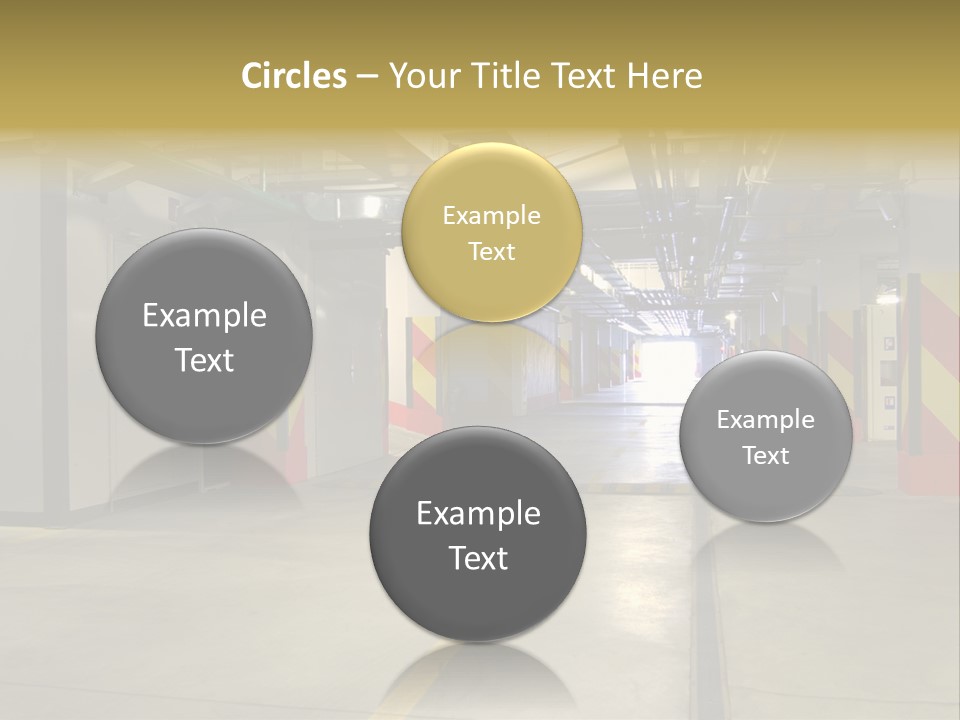 Parking Business Corridor PowerPoint Template