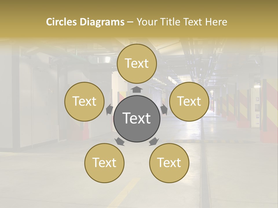 Parking Business Corridor PowerPoint Template