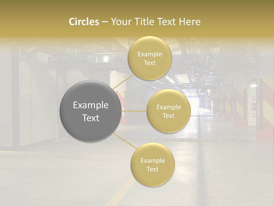 Parking Business Corridor PowerPoint Template