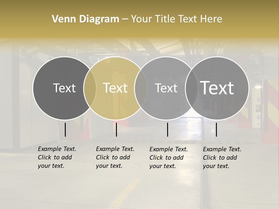 Parking Business Corridor PowerPoint Template