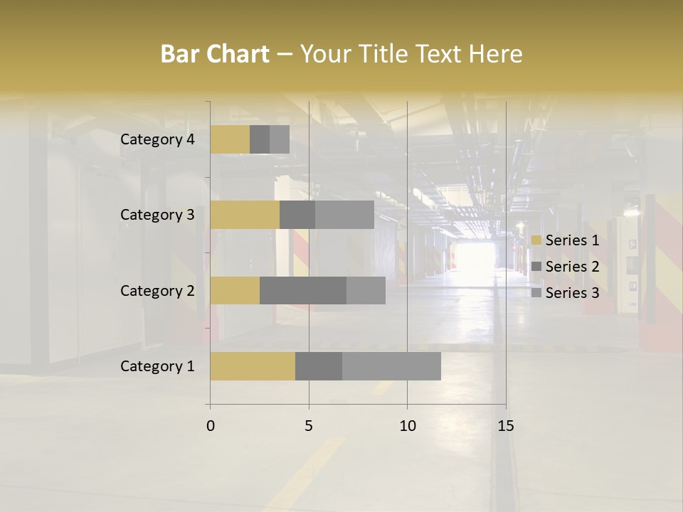 Parking Business Corridor PowerPoint Template