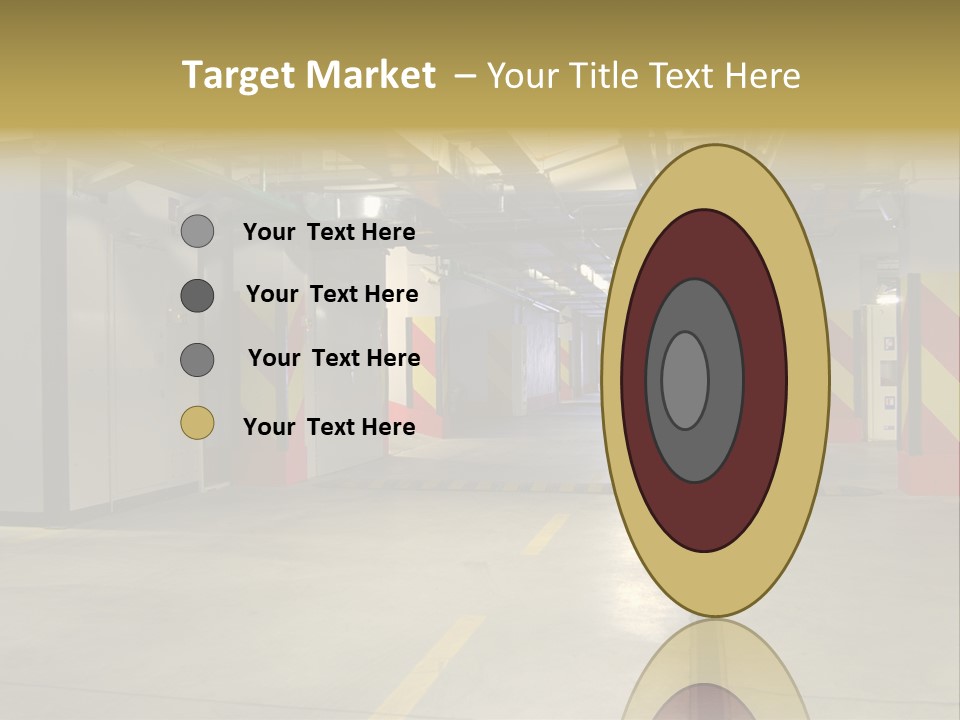 Parking Business Corridor PowerPoint Template