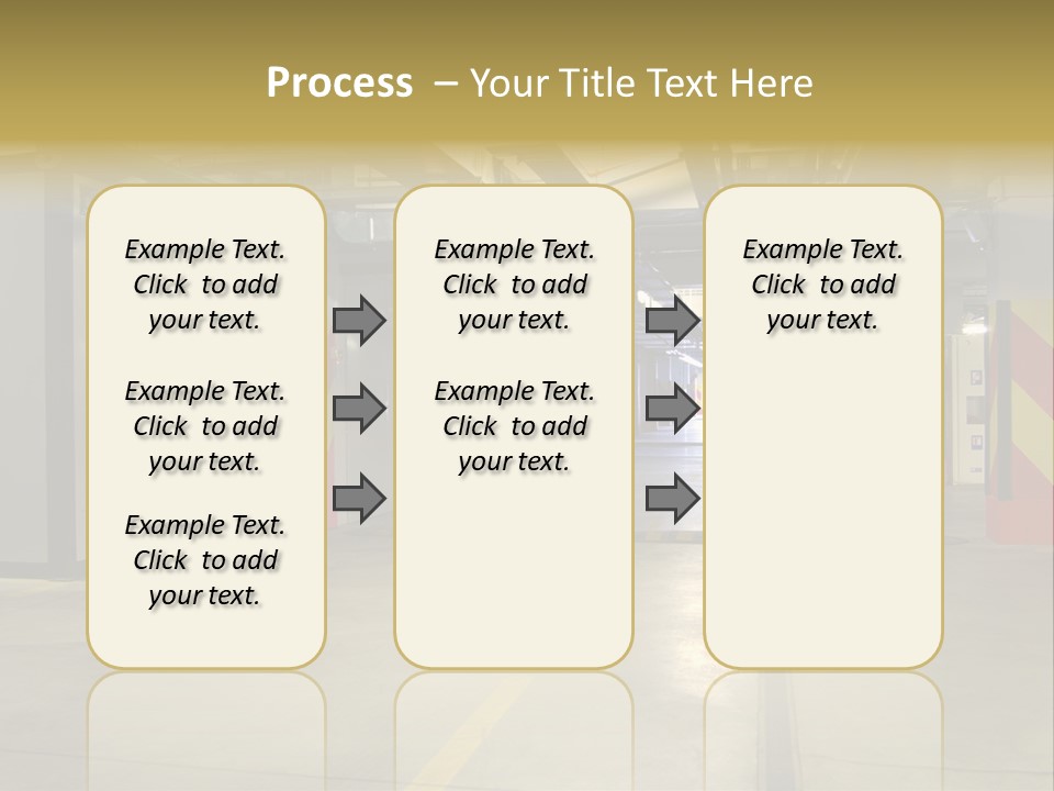 Parking Business Corridor PowerPoint Template