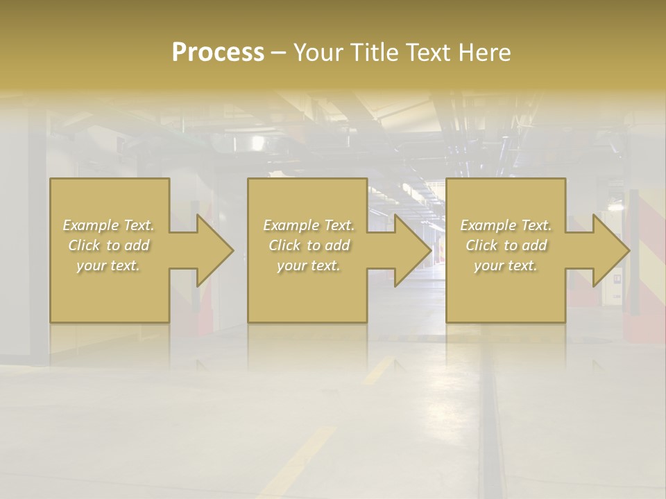 Parking Business Corridor PowerPoint Template