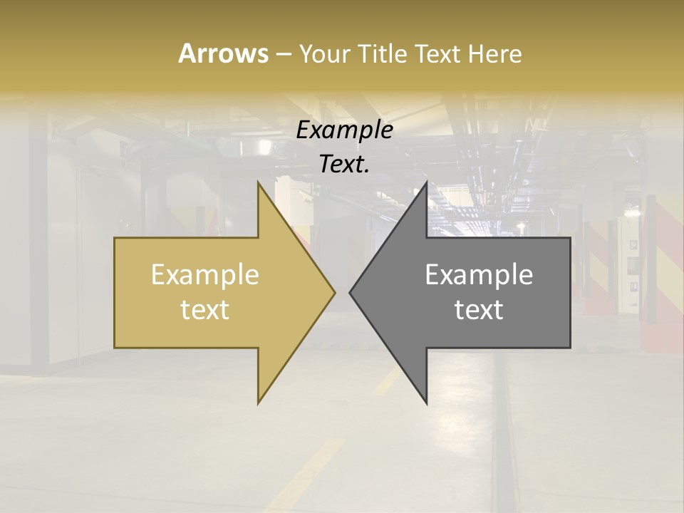 Parking Business Corridor PowerPoint Template