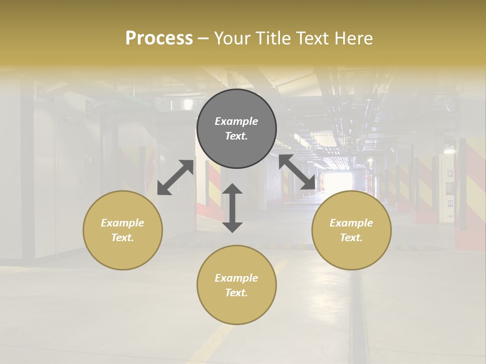 Parking Business Corridor PowerPoint Template