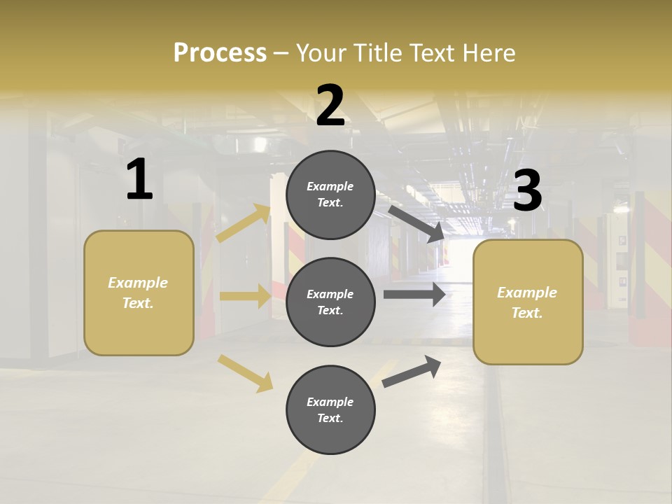 Parking Business Corridor PowerPoint Template