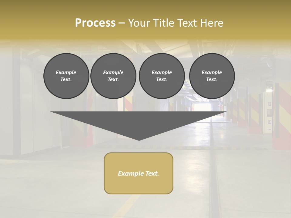 Parking Business Corridor PowerPoint Template