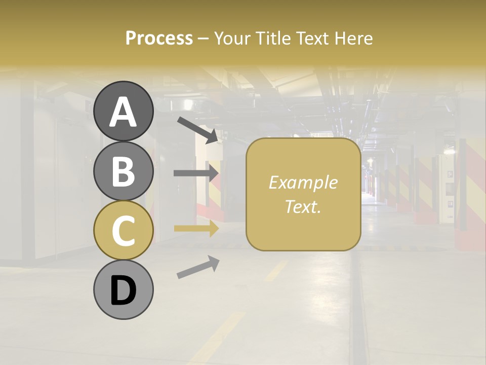Parking Business Corridor PowerPoint Template