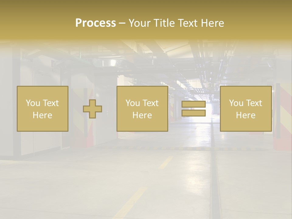 Parking Business Corridor PowerPoint Template