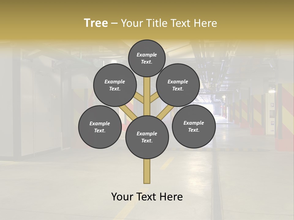 Parking Business Corridor PowerPoint Template