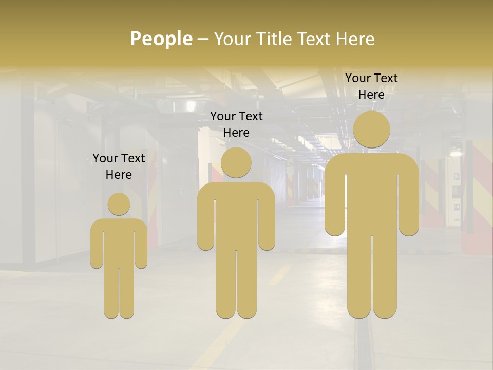 Parking Business Corridor PowerPoint Template