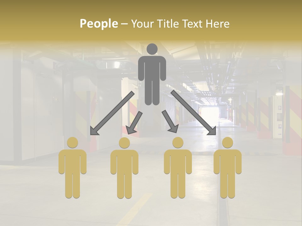 Parking Business Corridor PowerPoint Template