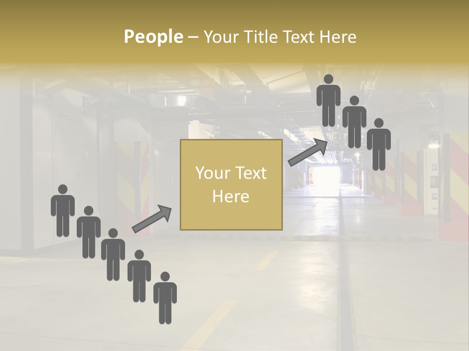 Parking Business Corridor PowerPoint Template