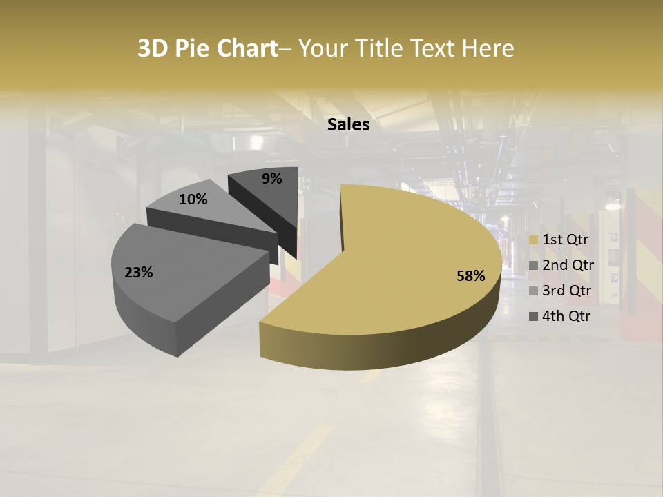 Parking Business Corridor PowerPoint Template